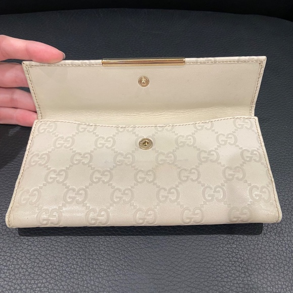 Gucci Margaux Guccissima Leather Long Wallet – Embossed GG – Chain Not Included - Picture 10 of 16